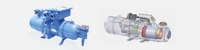 องค์ประกอบของคอมเพรสเซอร์แบบสกรู (Screw Type)