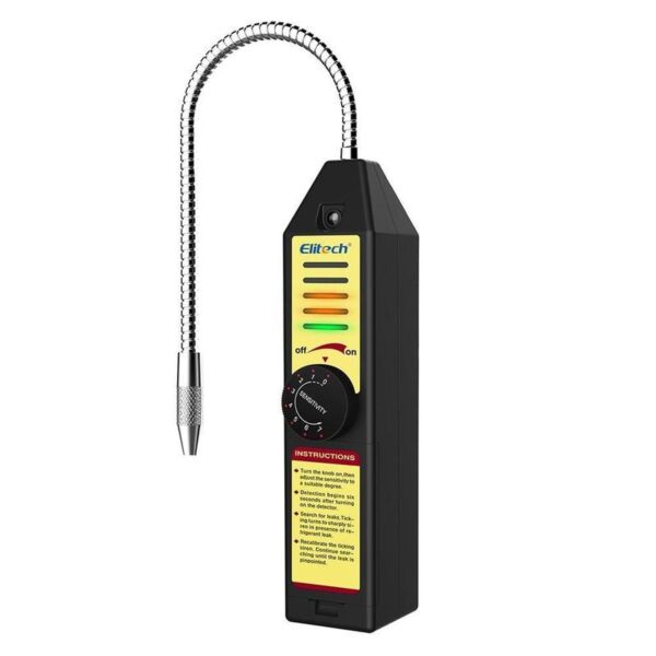 ELITECH เครื่องตรวจจับการรั่วไหลของสารทำความเย็น HVAC เครื่องปรับอากาศความแม่นยำสูง รุ่น WJL-6000S