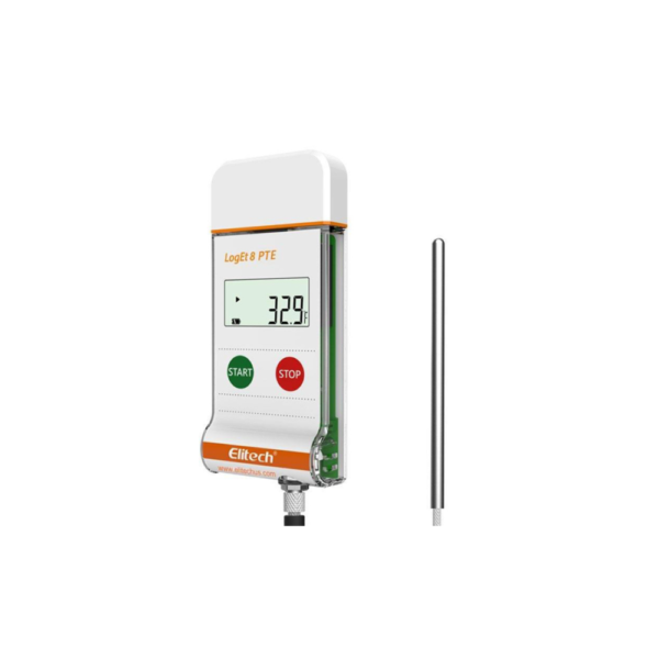 ELITECH เครื่องบันทึกอุณหภูมิรายงาน PDF พอร์ต USB 16000 จุด รุ่น LogEt 8 PTE
