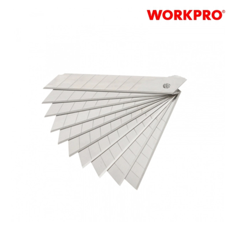 WORKPRO 18 มม. SK5 ใบมีดคัตเตอร์ 10 ชิ้น รุ่น WP212002