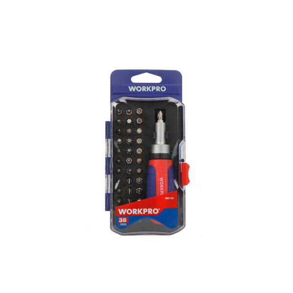 WORKPRO ชุดไขควงด้ามฟรี 38 ชิ้น รุ่น WP200517