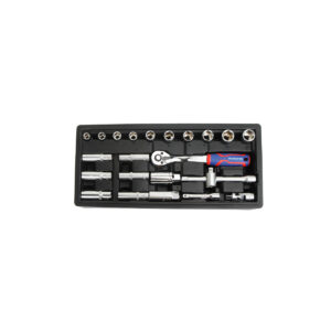WORKPRO ชุดประแจซ็อกเก็ต 23 ชิ้น 3/8"Ø รุ่น WP209040