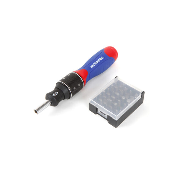 WORKPRO ชุดไขควงอเนกประสงค์ ไขควงสลับหัว 32 ชิ้น 6X-SPEED รุ่น WP221055