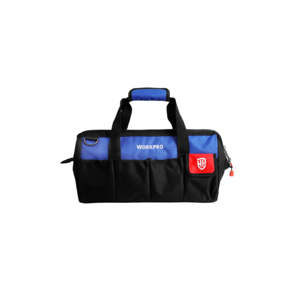 WORKPRO กระเป๋าเก็บเครื่องมือทรงปากกว้างแบบซิปบน ขนาด 12 นิ้ว, 14 นิ้ว, 18 นิ้ว