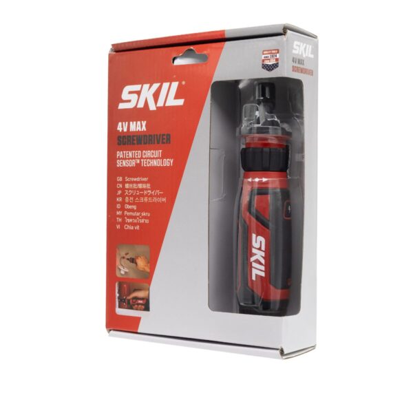 SKIL ไขควงไร้สาย 4 โวลต์ พร้อมชุดดอกไขควง 9 ชิ้น (วัดกระแสไฟฟ้าได้) รุ่น SD5612SE01 - Image 5