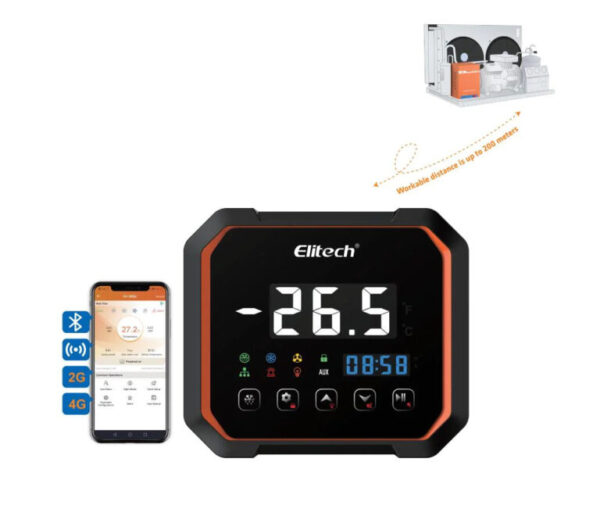 ELITECH แผงควบคุมไฟฟ้าพลาสติก Single-phase พร้อมระบบทำความเย็น 3HP 100-256VAC รุ่น LS200 WiFi - Image 2