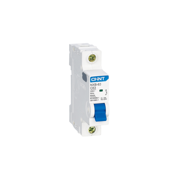 CHINT เซอร์กิตเบรกเกอร์ลูกย่อย (MCB) รุ่น NXB-63 1P 6kA พิกัดไฟ C2 - C63