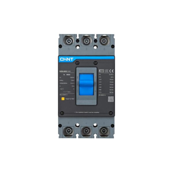 CHINT โมลด์เคสเซอร์กิตเบรกเกอร์ (MCCB) รุ่น NXM-400S/3300 400AF (50kA) พิกัดไฟ 315A-400A - Image 2