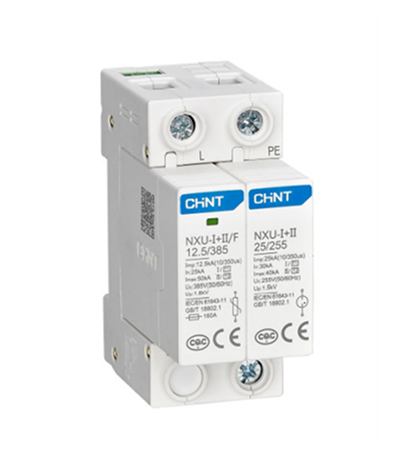 เสิร์ชป้องกันไฟกระชาก chint รุ่น NXU-I+II