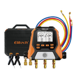 Elitech ชุดเกจวัดน้ำยาแอร์แบบดิจิตอลอัจฉริยะ รุ่น MS-810S