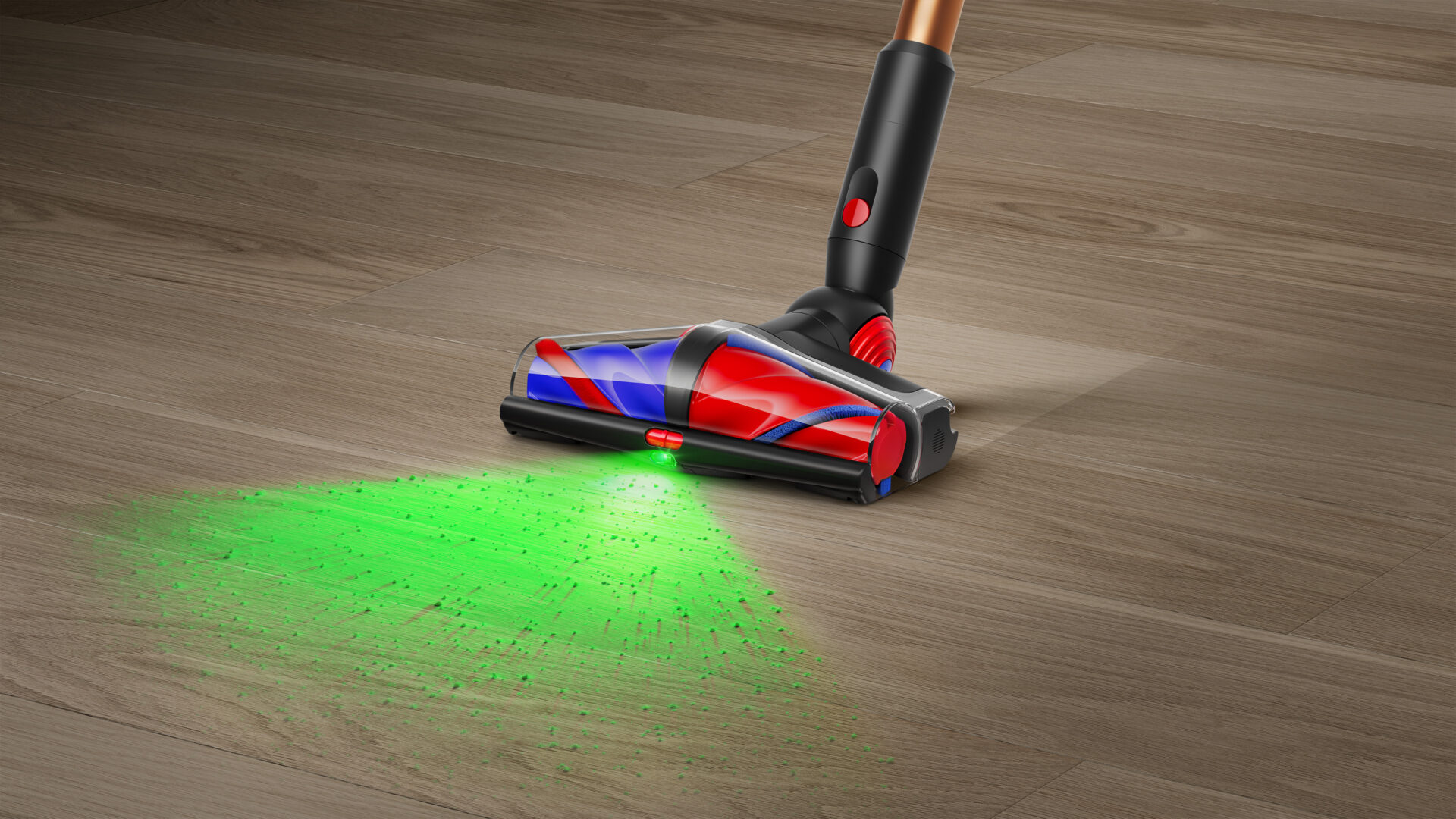 DYSON เครื่องดูดฝุ่นไร้สาย รุ่น SV53 V16 Piston Animal (สีดำด้าน/คอปเปอร์)