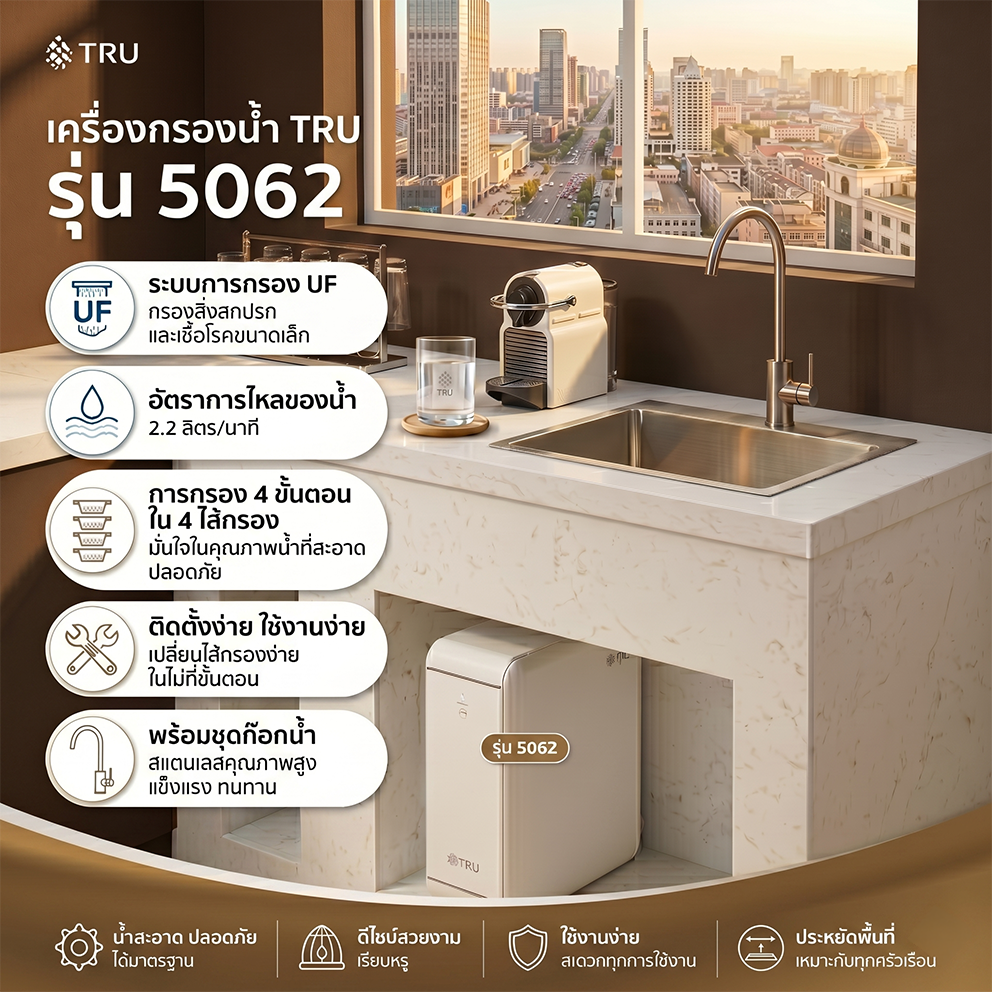 TRU 5062 เครื่องกรองน้ำ UF