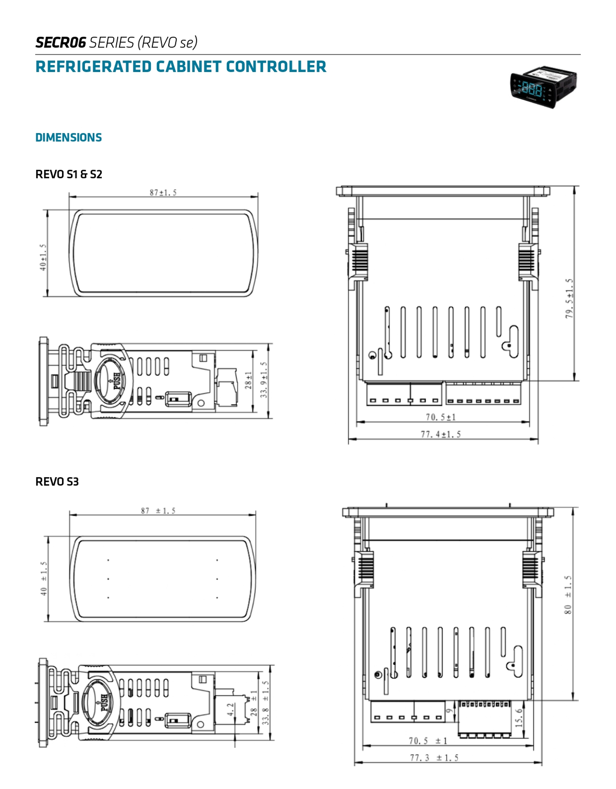 SANHUA Controller รุ่น SECR06 Series